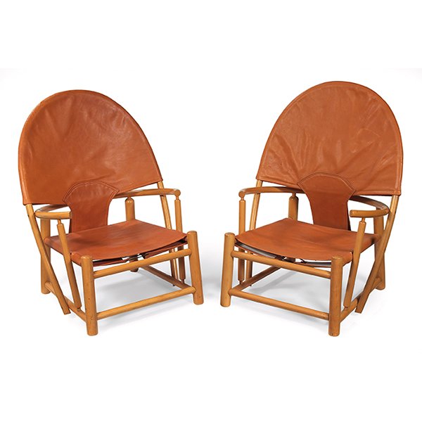Piero Palange Werther Toffoloni Hoop chairs, pair (1 of 1)