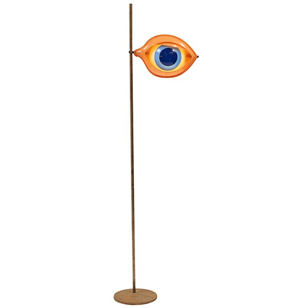 Nicola L. Eye floor lamp, blue 19"w x 12"d x 79"h (1 of 1)