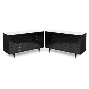American Of Martinsville Prices 228 Auction Price Results American Of Martinsville Cabinets Pair 52 W X