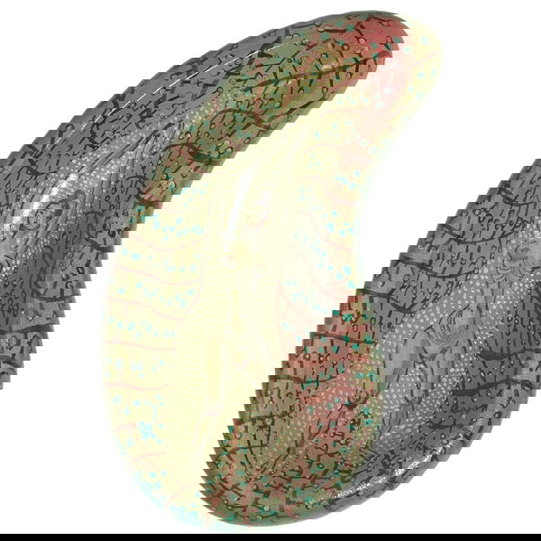 Aaron Bohrod, Female Nude, oil: Aaron Bohrod (American, 1907-1992), "Female Nude", c.1940; oil/lacquer on wood, 8.5" x 4.5", signed. Important Chicago modernist. Bohrod created decorative objects and designed ceramics throughout his