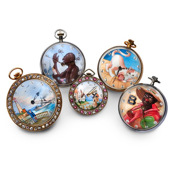 Various Themes ball clocks, five (1 of 1)