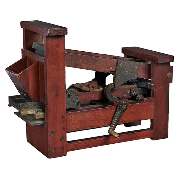 Edwin F. Andrews Patent Model brick machine (1 of 1)