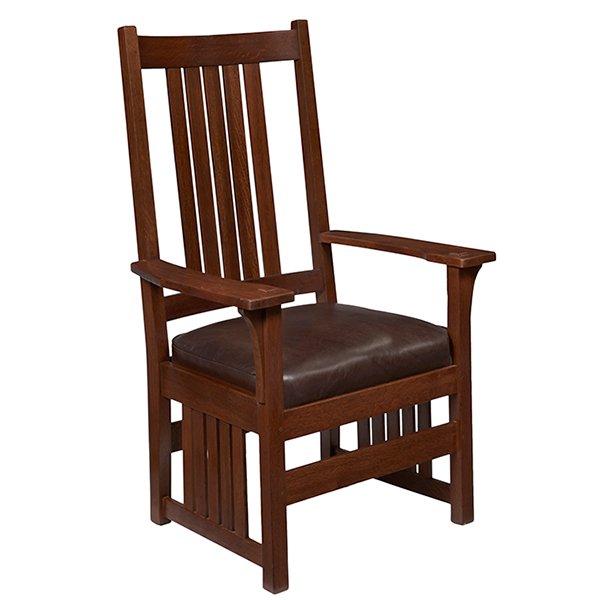 L & JG Stickley Prairie armchair, #314 28"w x 25"d x (1 of 1)