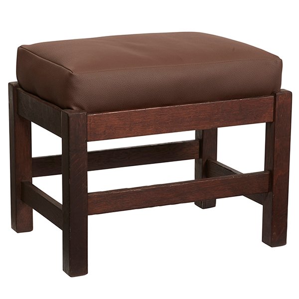 L & JG Stickley footstool, #397 20"w x 14"d x 16"h (1 of 1)
