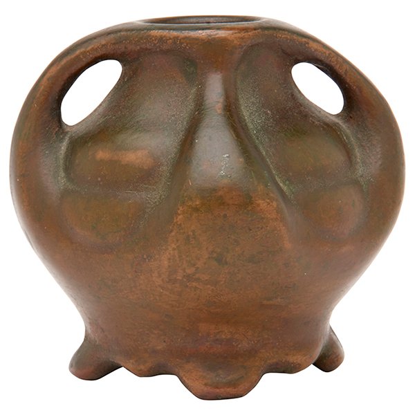 Charles Walter Clewell (1876-1965) vase, #B22 3.5"dia x (1 of 1)