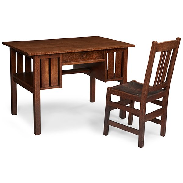 L Jg Stickley Writing Desk 503 Desk 44 W X 28 D X Sep 10