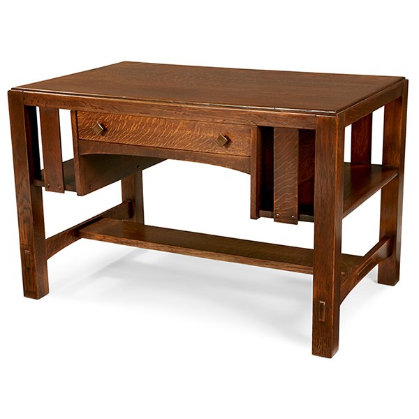 Limbert library table/ desk, #132 45"w x 28.5"d x (1 of 1)
