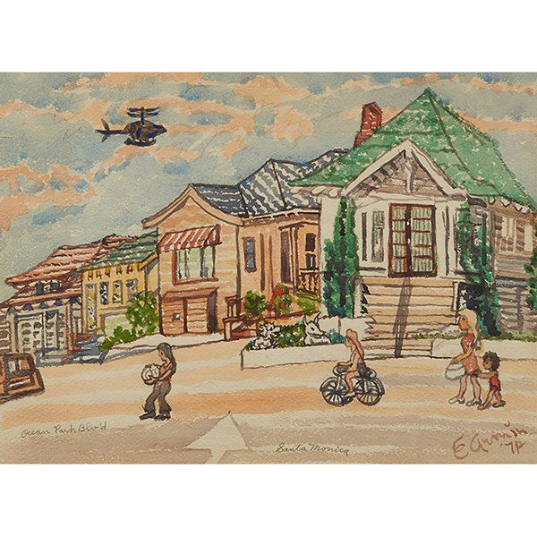 Emil Armin, (American, 1883-1971), Ocean Park Blvd., (1 of 2)
