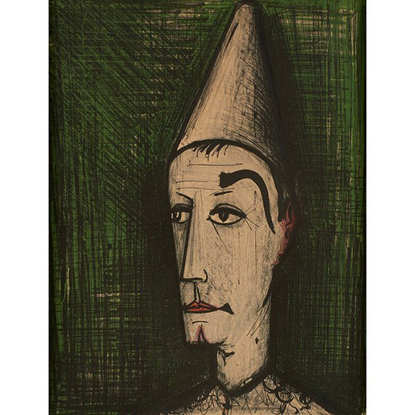 Bernard Buffet, (French, 1928-1999), Clown, color (1 of 2)
