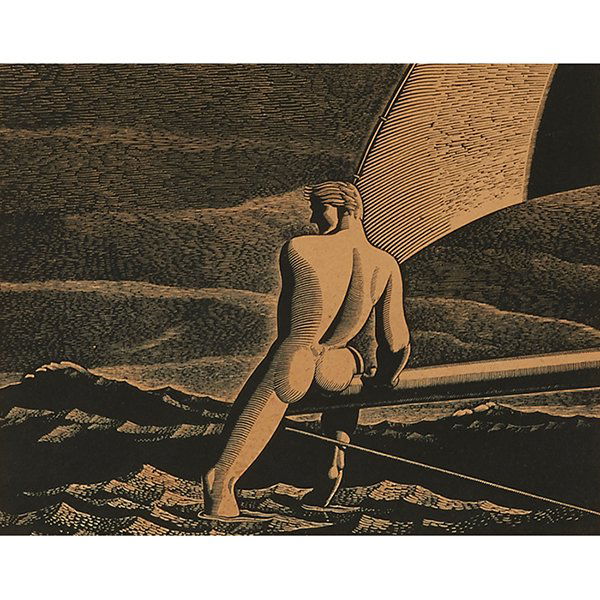Rockwell Kent, (American, 1882-1971), Fair Wind, 1931, (1 of 2)