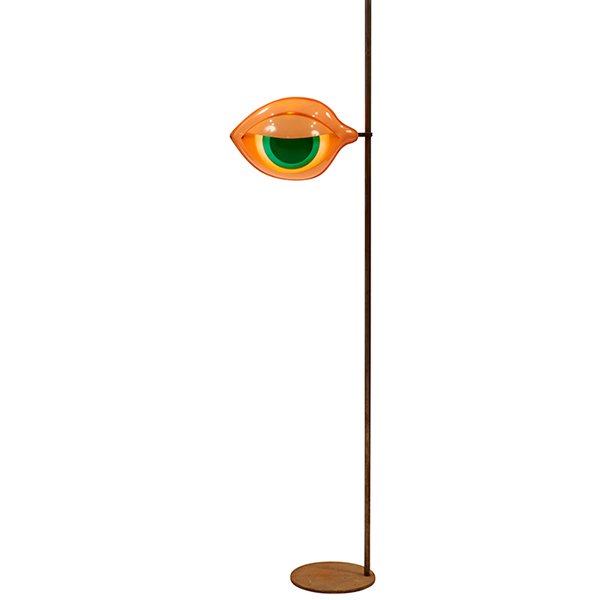 Nicola L. Eye floor lamp, green 19"w x 12"d x 79"h (1 of 2)