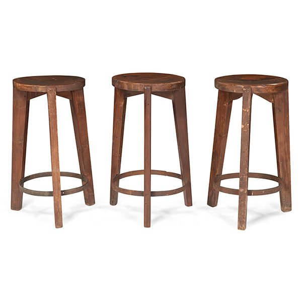 Pierre Jeanneret (1896-1967) Round Stool, model (1 of 1)