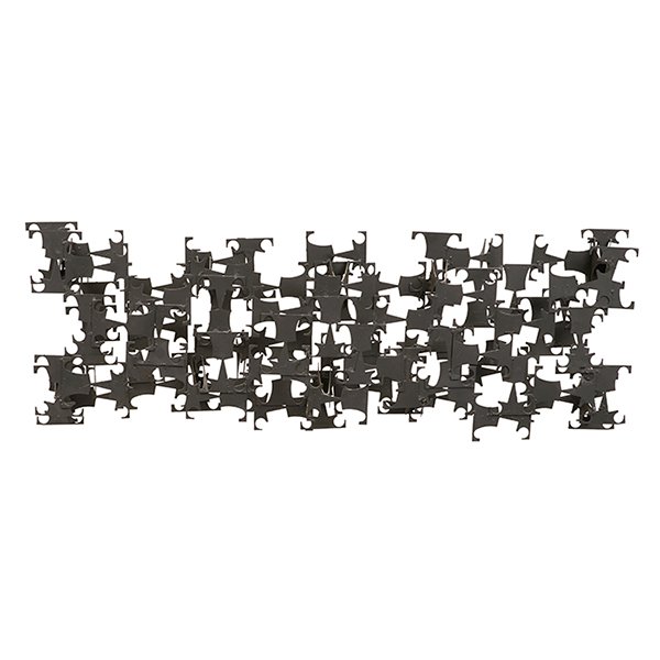 Marc Weinstein for Marc Creates, LLC, attribution wall: Marc Weinstein for Marc Creates, LLC, attribution, wall sculpture, 1960s, painted metal, unsigned, 48"w x 5"d x 17"h