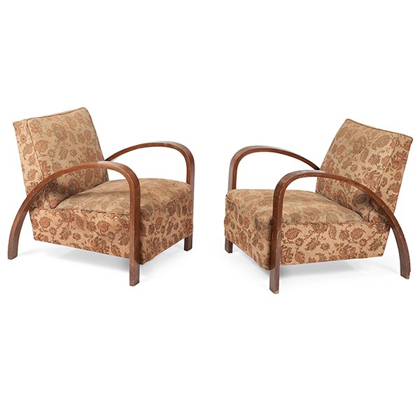 Italian lounge chairs, pair 26.5"w x 33"d x 31"h (1 of 1)