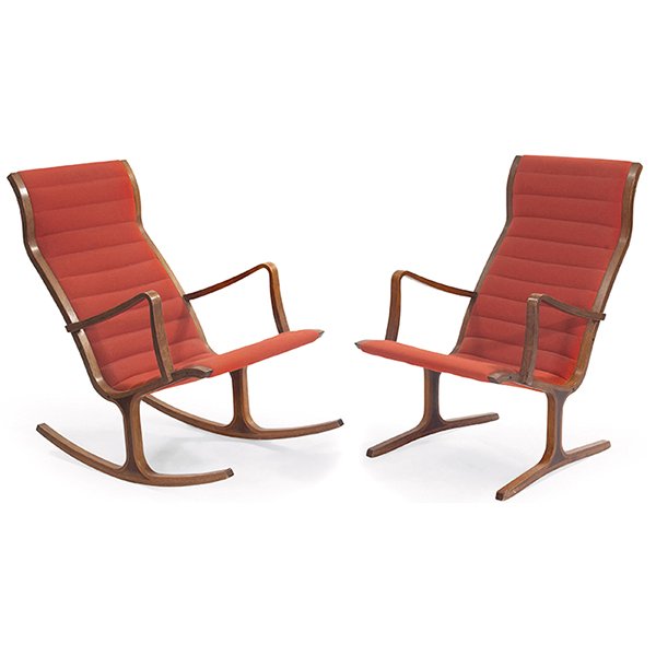 Mitsumasa Sugasawa for Tendo Mokko Heron armchair and (1 of 3)