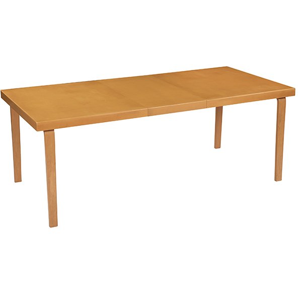 In the manner of Alvar Aalto dining table 60"w x 36"d x (1 of 1)