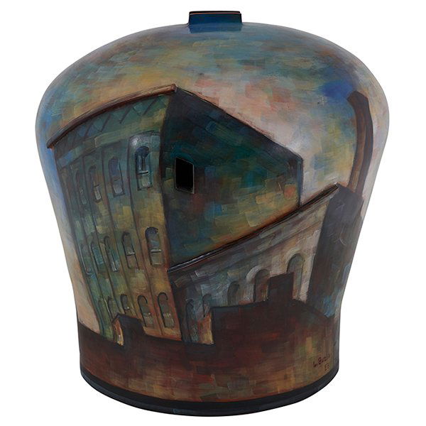 Lidya Buzio (Uruguayan/American, 1948-2014), Untitled,: Lidya Buzio (Uruguayan/American, 1948-2014), Untitled, 1987, ceramic, signed and dated, 18"h x 16"w x 16"d Provenance: Rago Arts and Auction Center, Lambertville, New Jersey, February 12, 2010, Lot 63