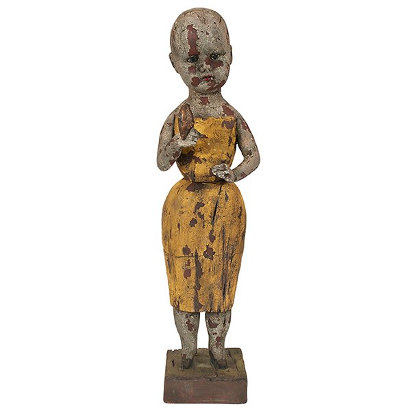 Margaret Keelan (Canadian, b. 1948), Robin, 2008,: Margaret Keelan (Canadian, b. 1948), Robin, 2008, ceramic, 25"h x 5"w x 6"d Provenance: Lacoste Gallery, Concord, Massachusetts