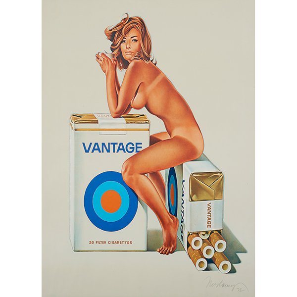 Mel Ramos (American, b. 1935), Vantage Cigarette, 1972, (1 of 1)