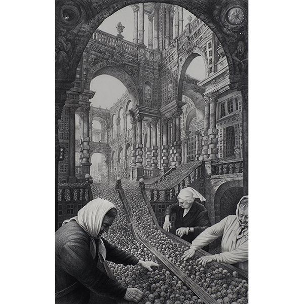 Laurie Lipton (American, b. 1953), Untitled, pencil and (1 of 1)