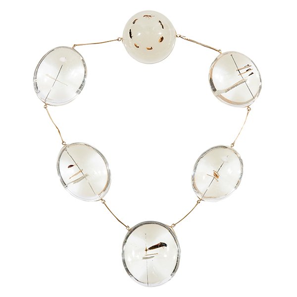 Ted Noten (Dutch, b. 1956), Untitled (Necklace), 2008,: Gerd Rothmann: Everybody has Fingerprints, Helen Drutt, Philadelphia, Pennsylvania, December 6, 1997-January 17, 1998"