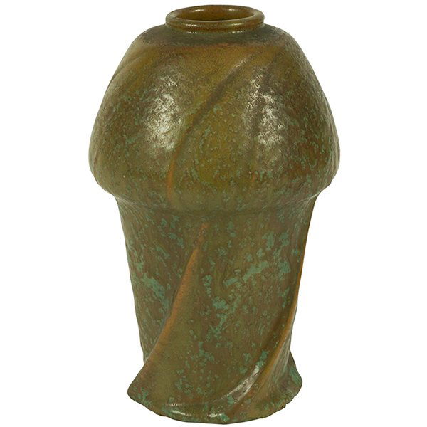 Chicago Crucible Co., vase, Chicago, IL, matte glazed (1 of 1)