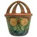 Roseville Pottery Co., Sunflower wall pocket,