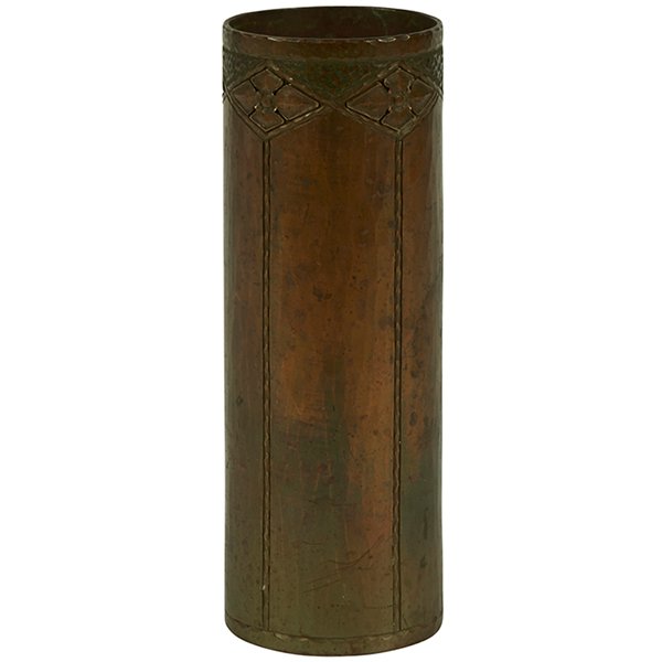 The Roycrofters, cylinder vase, #202, East Aurora, NY, (1 of 1)