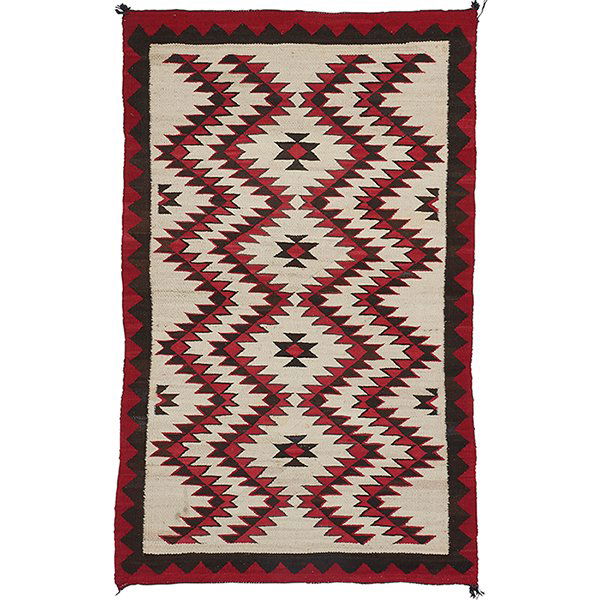Navajo, Eye Dazzler rug, dyed wool, 69"l x 43"w (1 of 1)