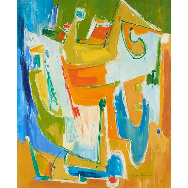 Adele Lemm, (American, 1897-1977), Untitled, oil on (1 of 1)