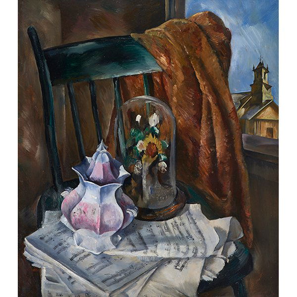 Jerry Farnsworth, (American, 1895-1982), Meeting House, (1 of 2)