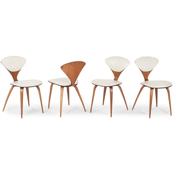 Norman Cherner for Plycraft chairs, four, 1950s (1 of 1)