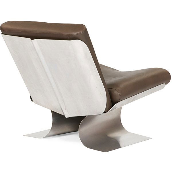 Xavier Feal for Inox Industrie lounge chair France (1 of 2)
