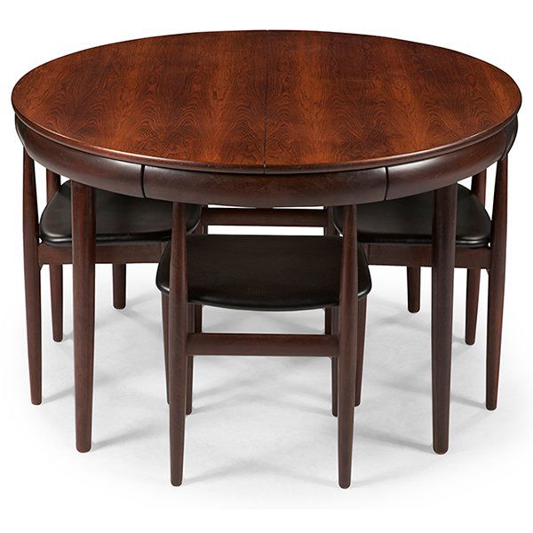 Hans Olsen Frem Rojle Mobelfabrik table & chairs (1 of 1)