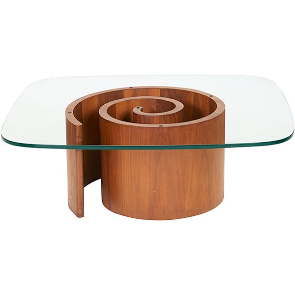 Vladimir Kagan Snail coffee table, USA, 1960s (1 of 1)