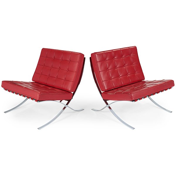 Mies van der Rohe for Knoll Inc., Barcelona chairs, (1 of 1)