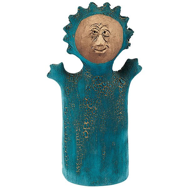 Stan Bitters Sun People person sculpture 9"h (1 of 2)