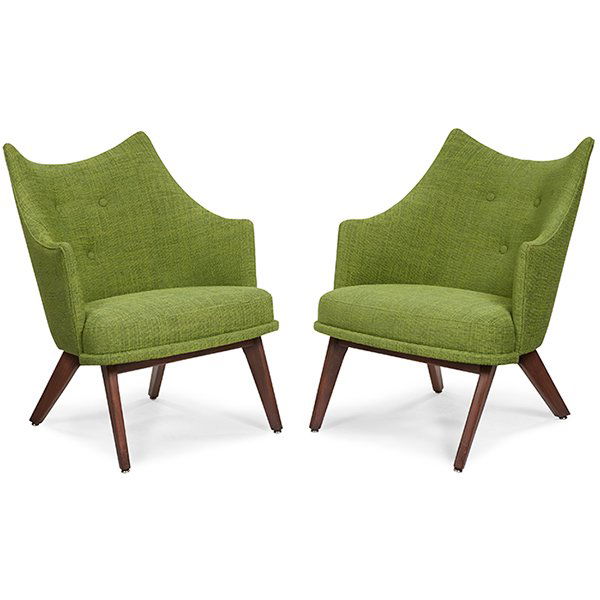 Adrian Pearsall for Craft Assoc. lounge chairs, pair (1 of 1)