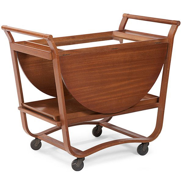 Edward Wormley for Dunbar drop-leaf bar/tea cart (1 of 1)