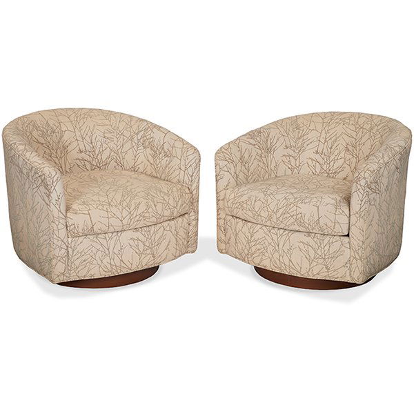 Selig of Monroe Barrel chair, pair (1 of 1)