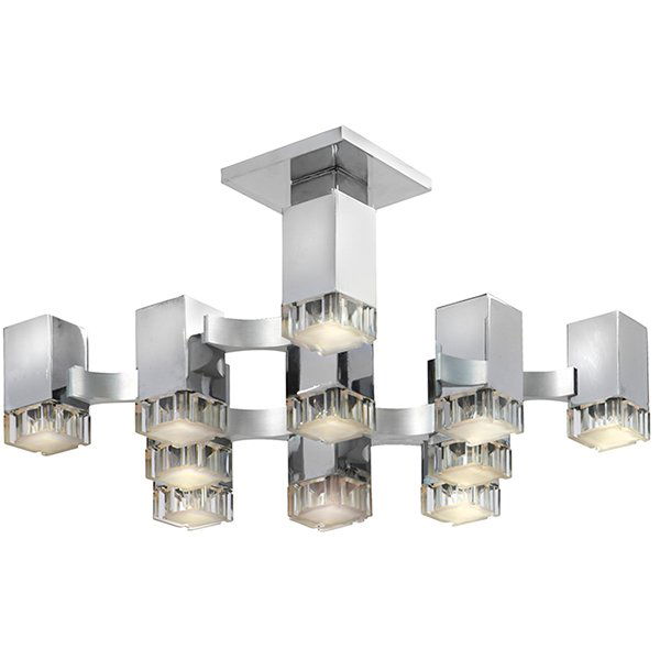 Gaetano Sciolari Lightolier Cubic 12-light fixture (1 of 1)