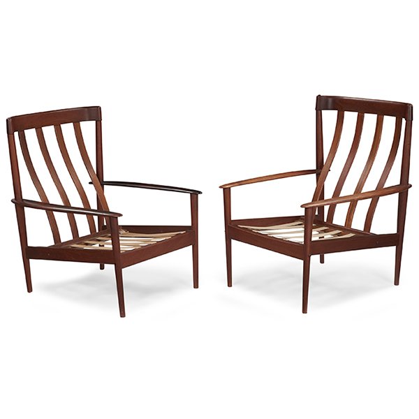 Grete Jalk for Poul Jeppesens PJ 56 lounge chairs (1 of 1)