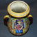Hand Painted Antique Pottery 2 Handled Vase - 3