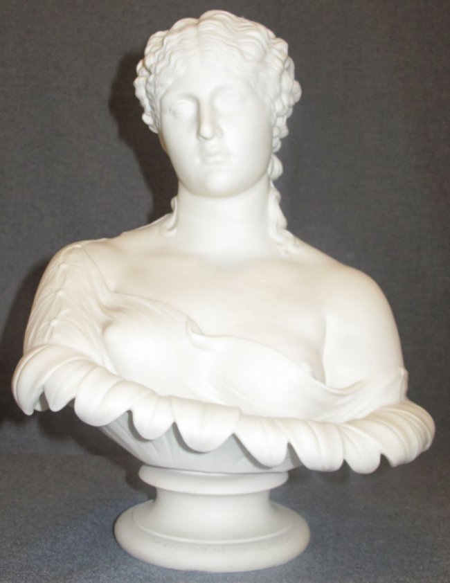 Antique Victorian Bust of Clytie after C. Delpech (1 of 7)