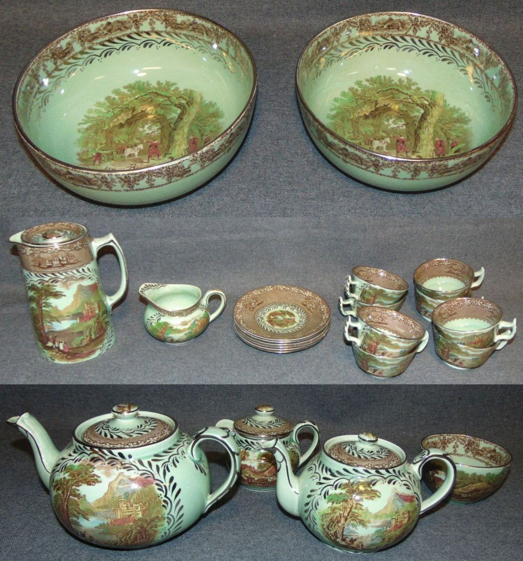 Royal Staffordshire Jenny Lind 1795 & Rural Scenes (1 of 20)