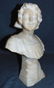 Antique Carved Marble Bust of a Woman
