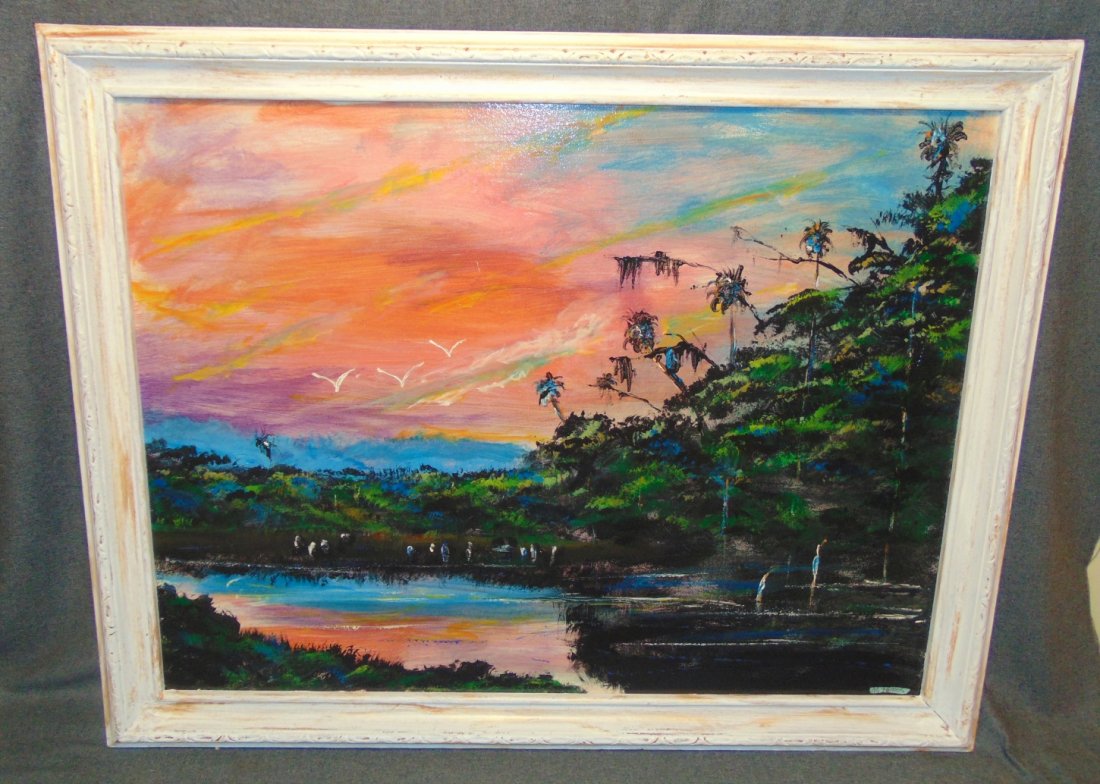 Original Florida Highwayman Painting by Michael Sears (1 of 4)