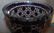 Large Amethyst Bohemian Cut Crystal Vase - 5