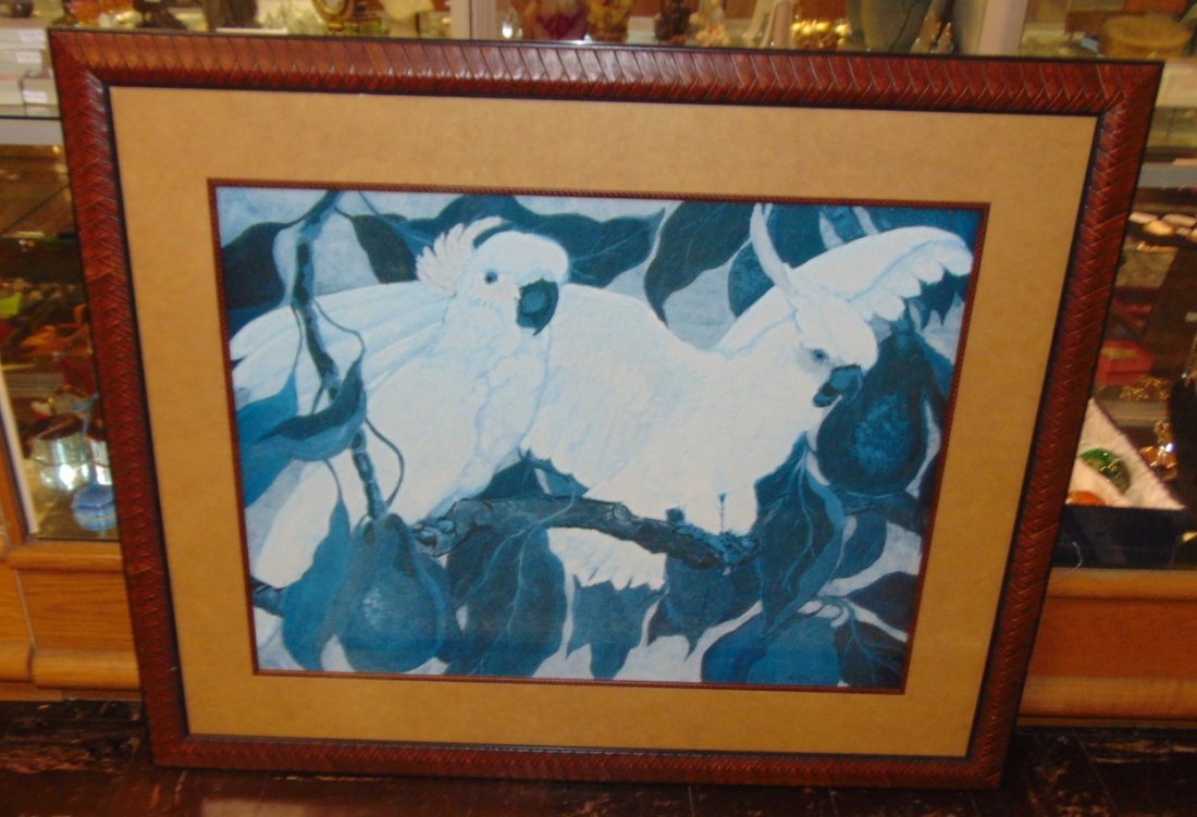 Jessie Hazel Arms Botke "Cockatoos & Avocados" (1 of 6)