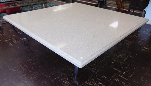 Large Marble Coffee Table With Wrought Iron Base Large Marble Coffee Table With Wrought Iron Base